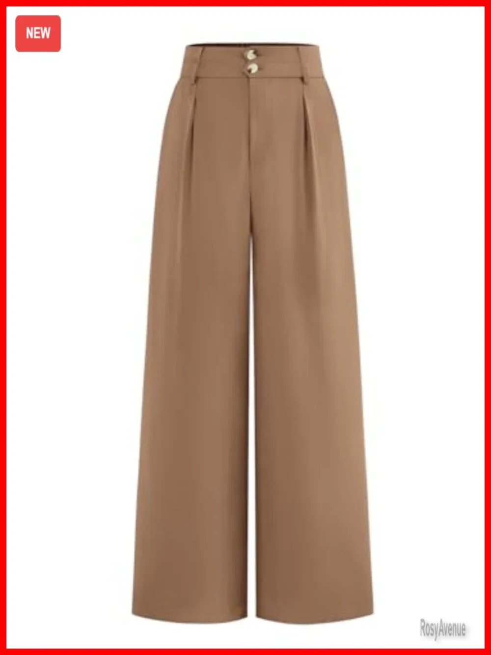 Lightweight & Wrinkle-Resistant Wide Leg Dress Pants Trousers for Work